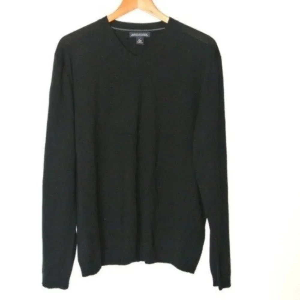 Banana Republic‎ Extra Fine Italian Merino Sweater XL Black